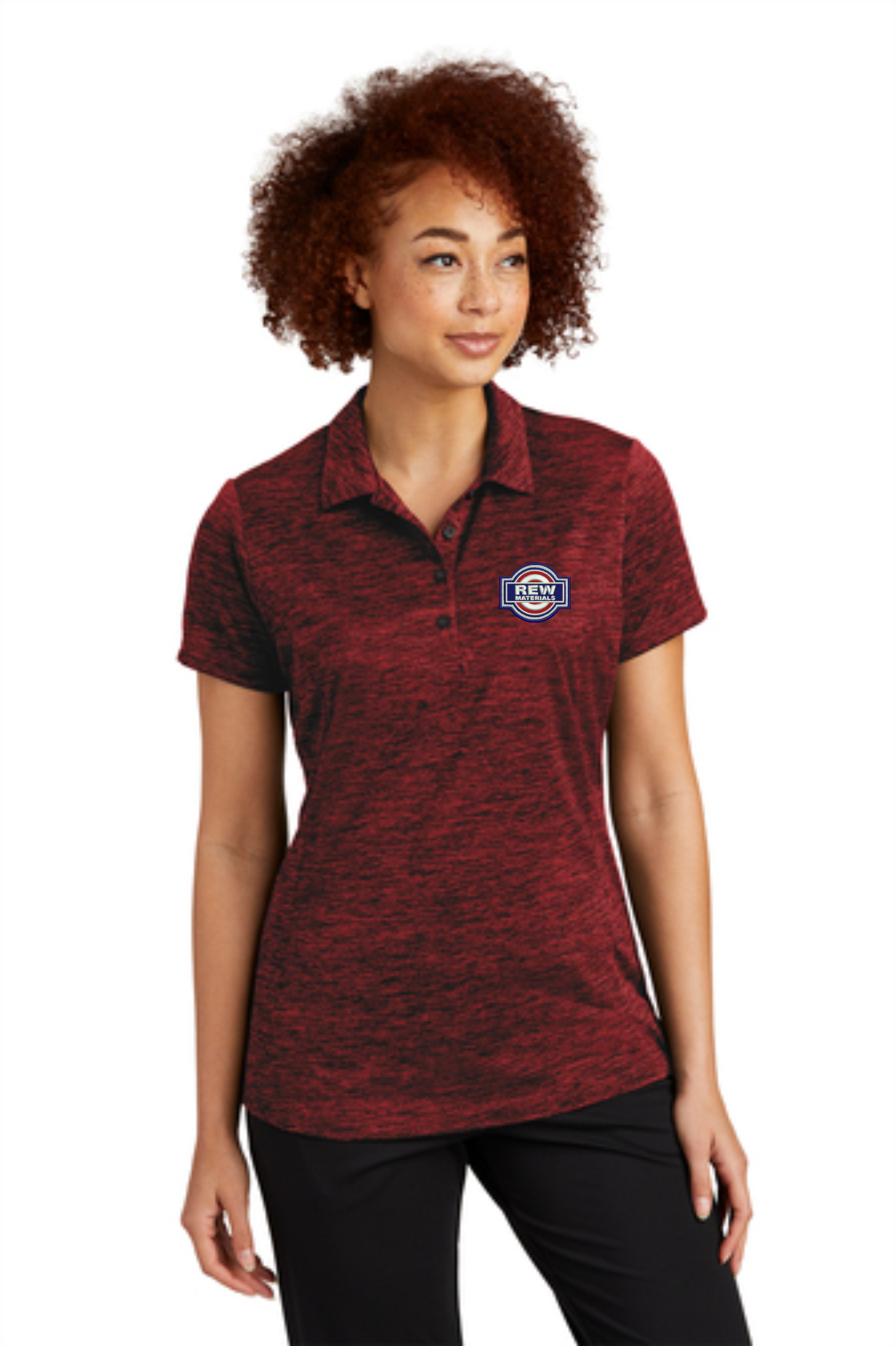 Ladies Electric Heather Polo LST590