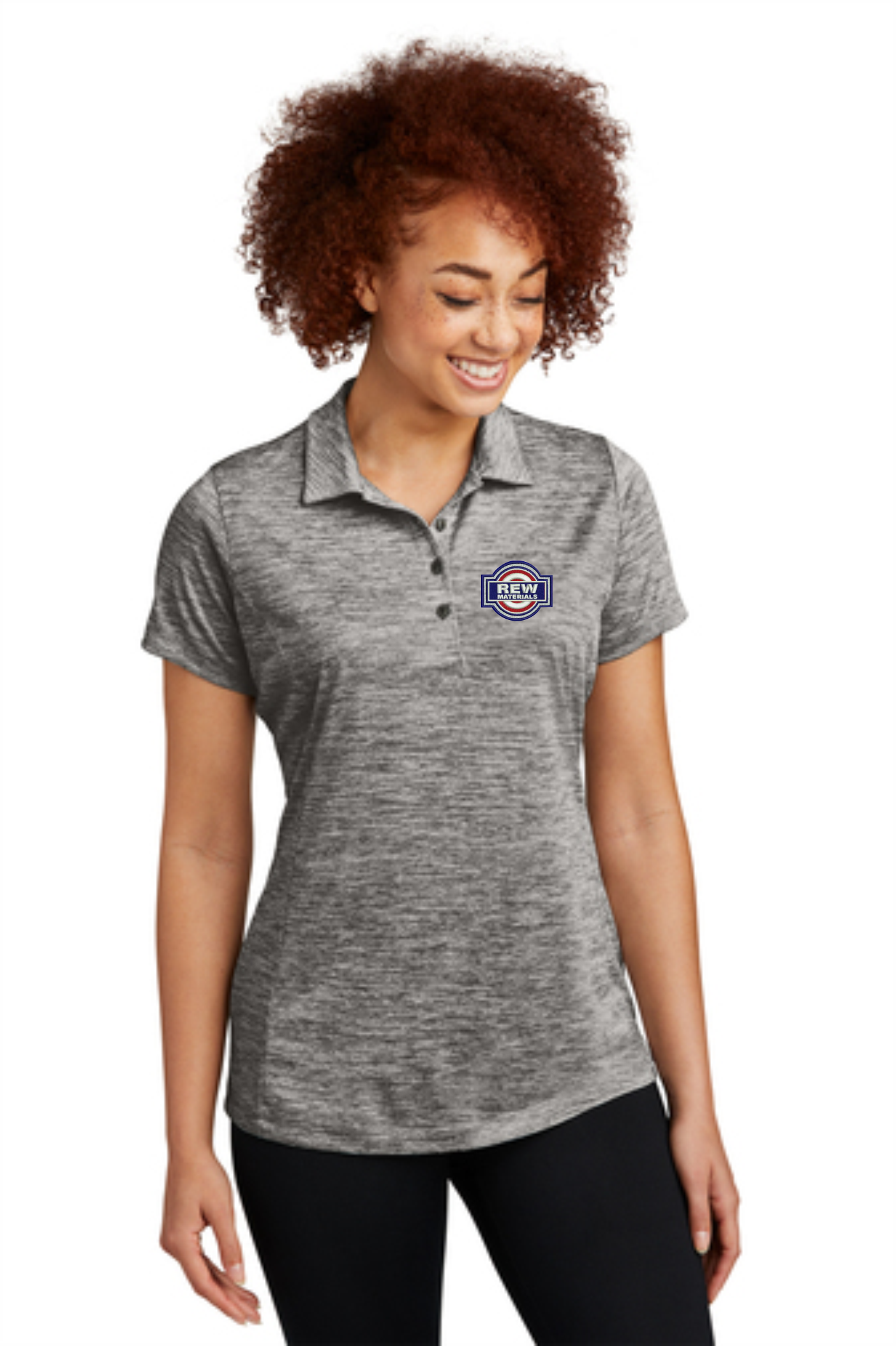 Ladies Electric Heather Polo LST590