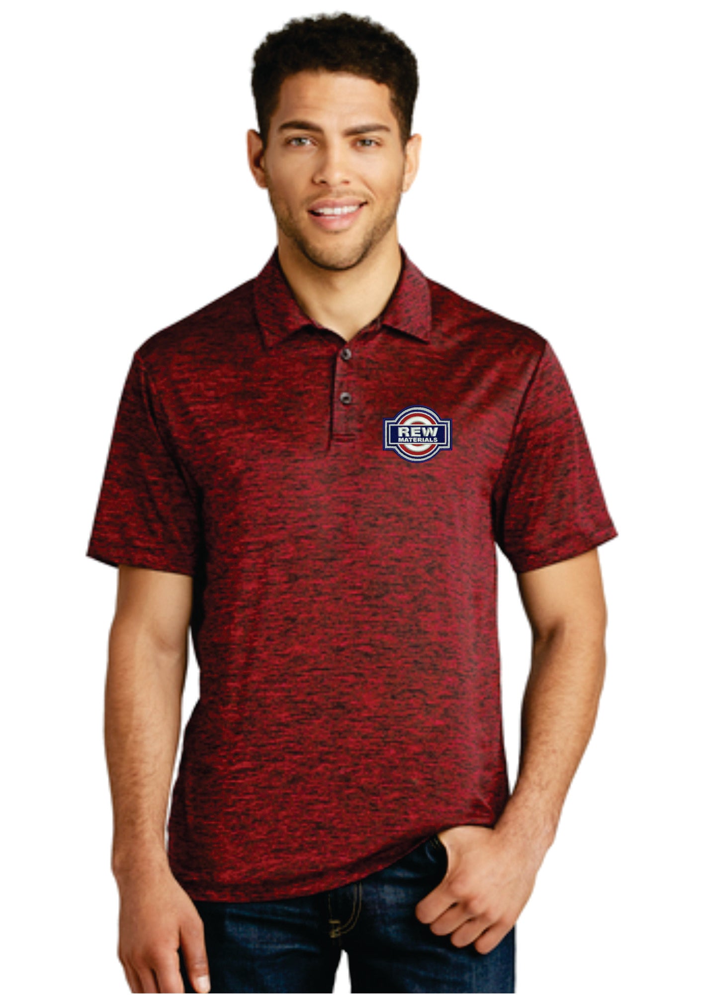 Electric Heather Polo ST590